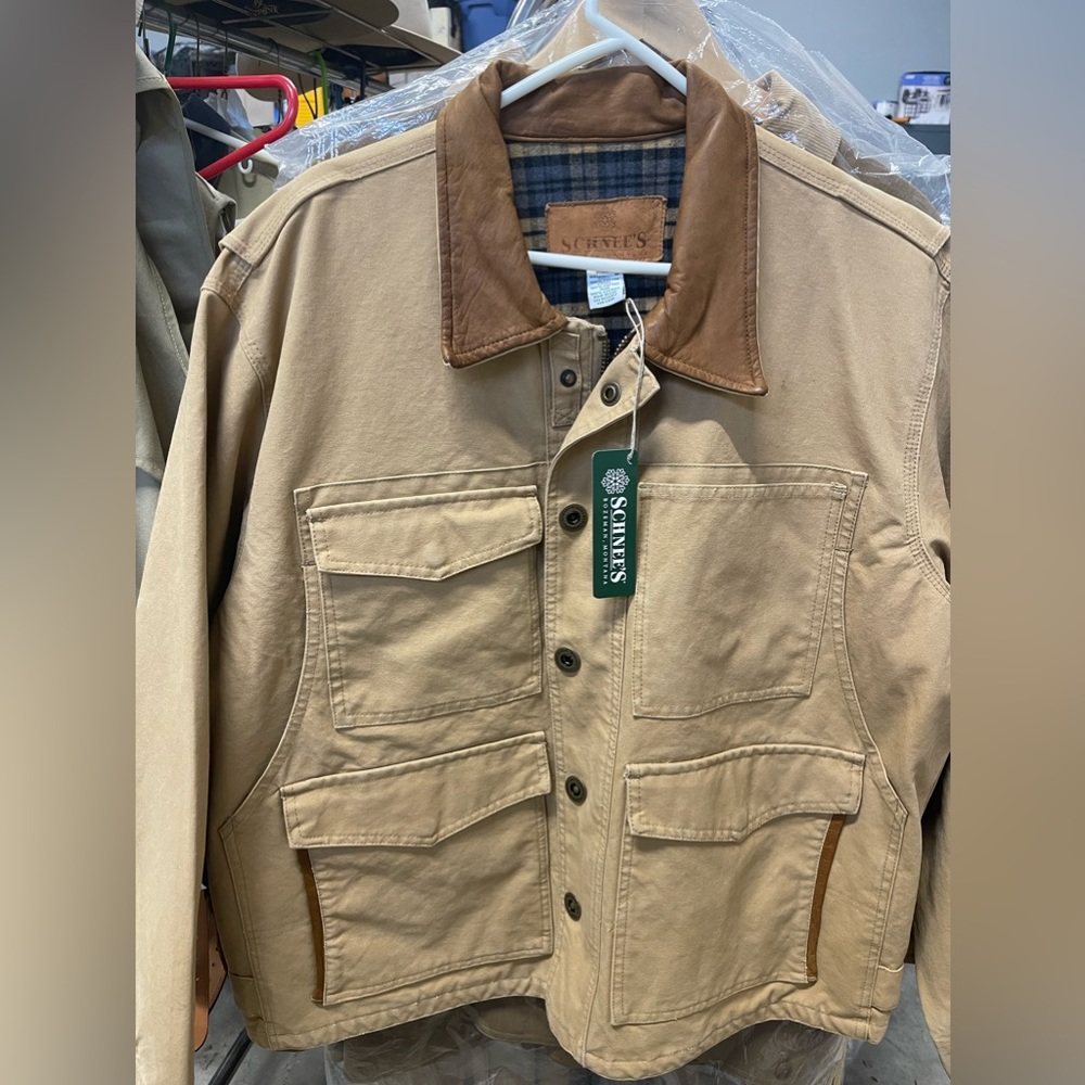 Schnee’s lightweight rancher style jacket in brown size XL